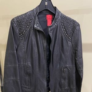 V Cristina faux leather jacket Large